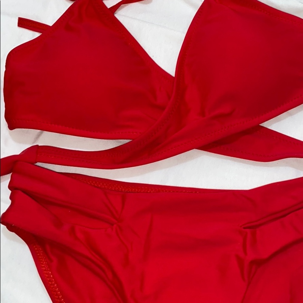 RED Beautiful bikini